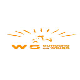 W.S WINGS & BURGER logo.
